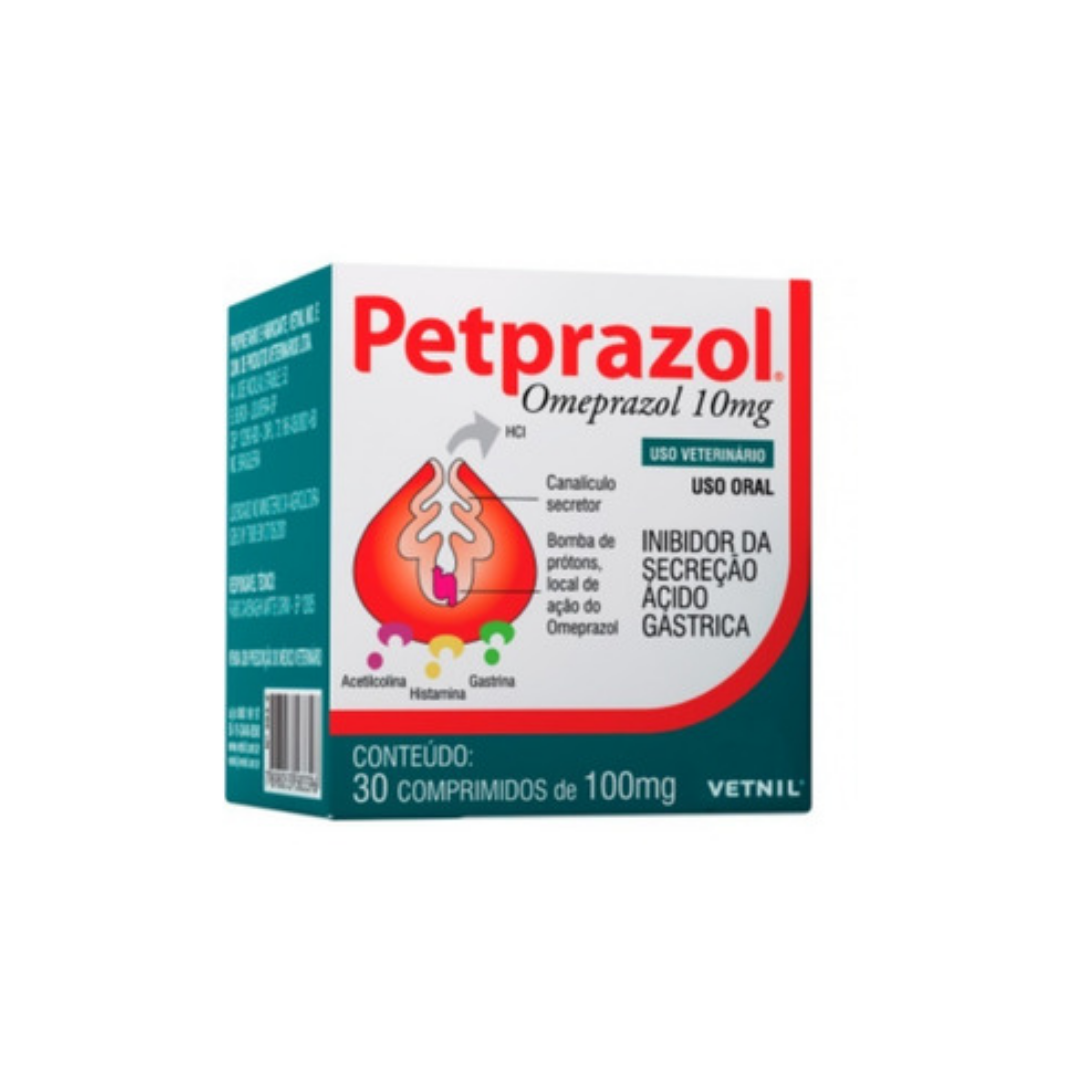 PetPrazol 10mg 30 comprimidos