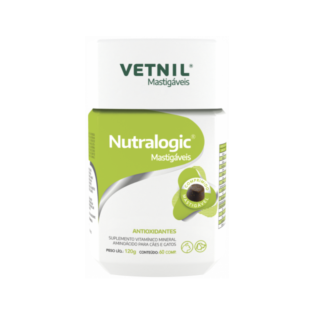 Nutralogic Mastigaveis 60 Comprimidos