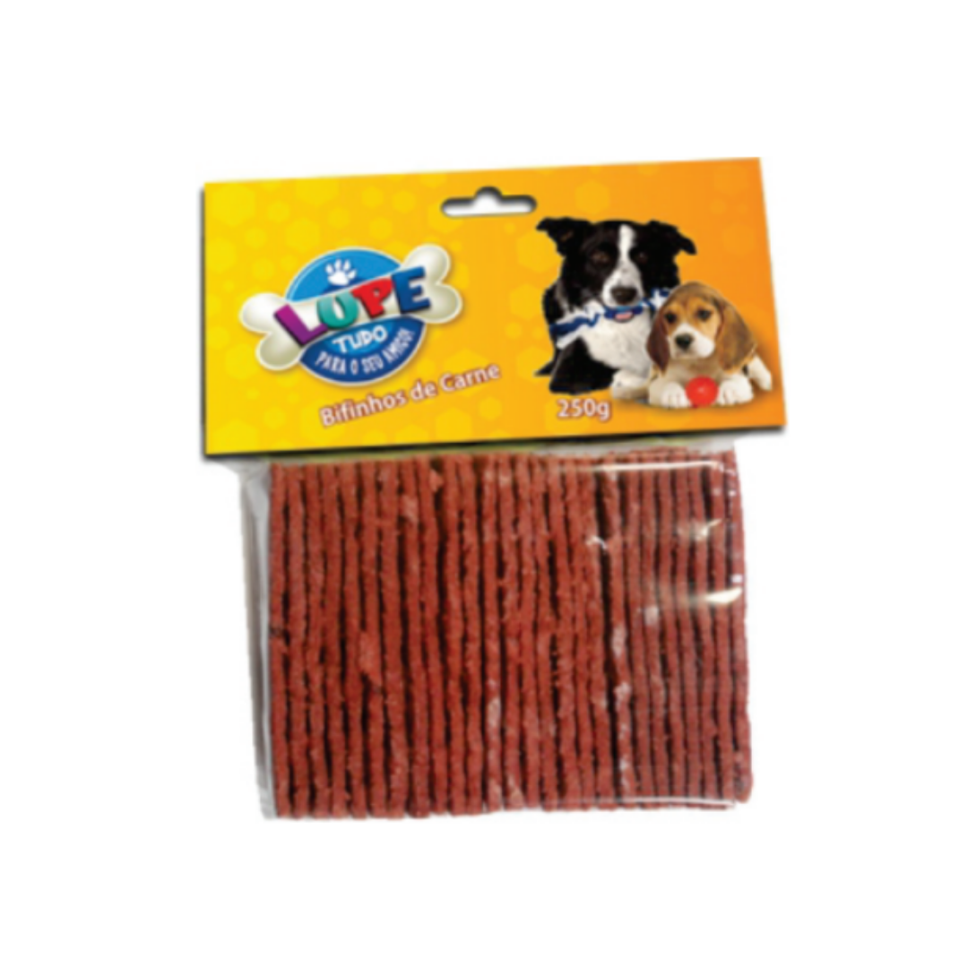 Bifinho Carne Tiras 250g Lupe