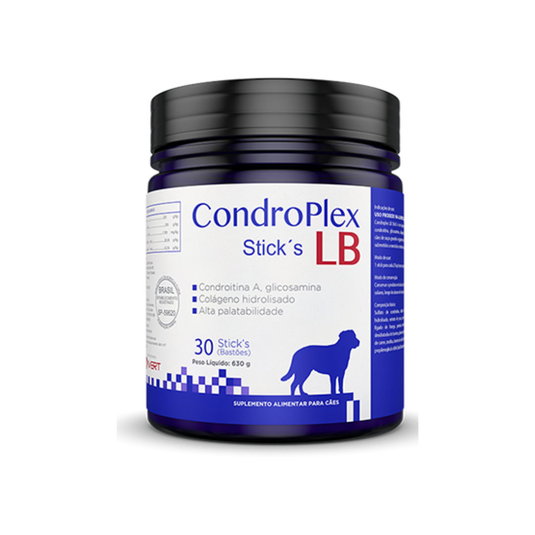 Condroplex Sticks LB 30 bastões Raças Grandes