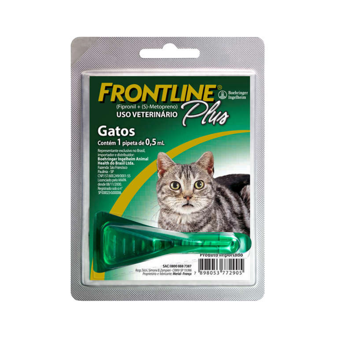 Frontline Plus Gatos Pipeta