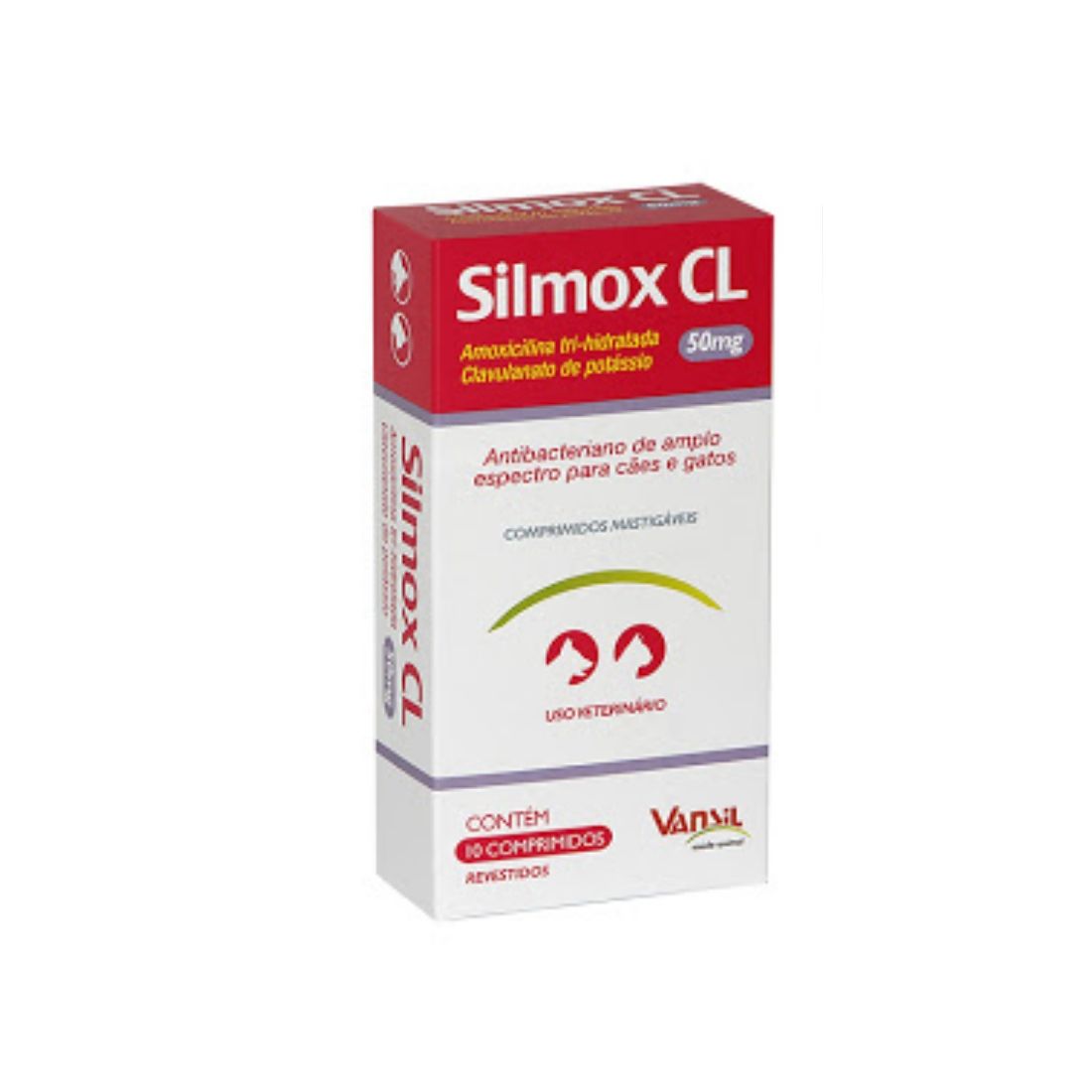 Silmox Cl 50mg 10 Comprimidos