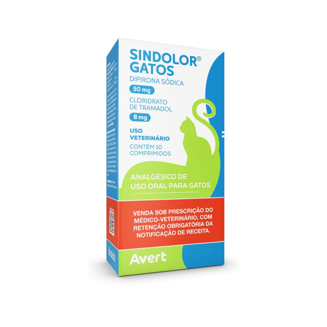 Sindolor Gatos 50mg 10 Comprimidos