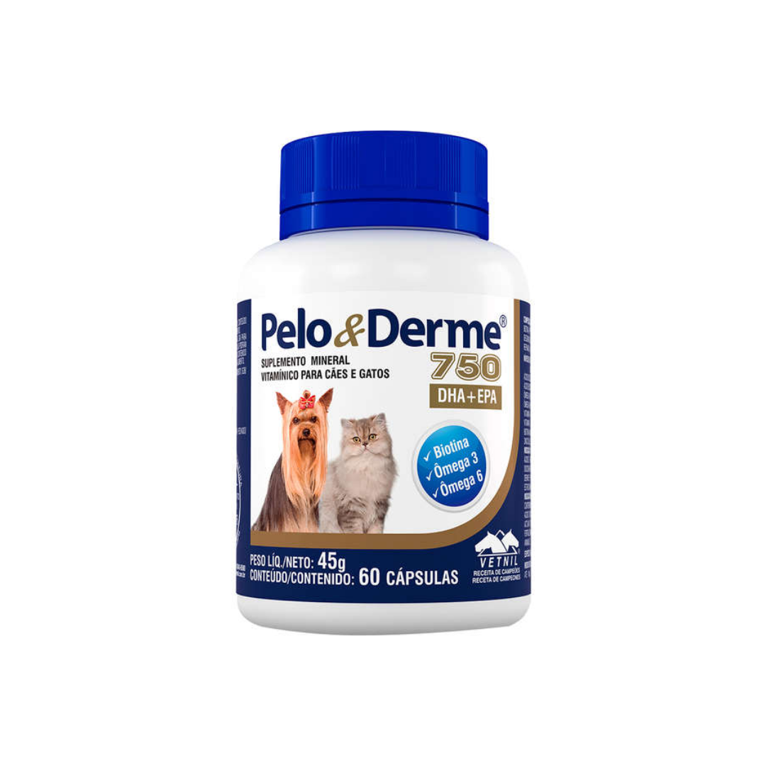 Pelo e Derme 750 60 Capsulas