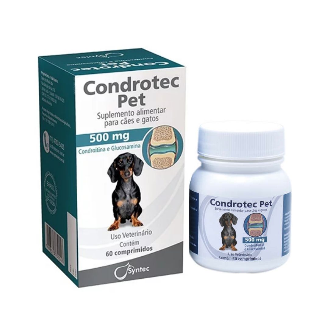 Condrotec Pet 500 mg 60 Comprimidos