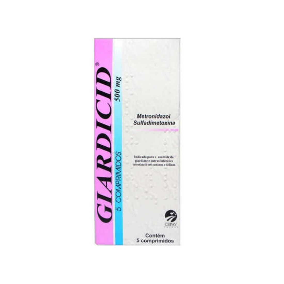 Giardicid 500mg 5 comprimidos