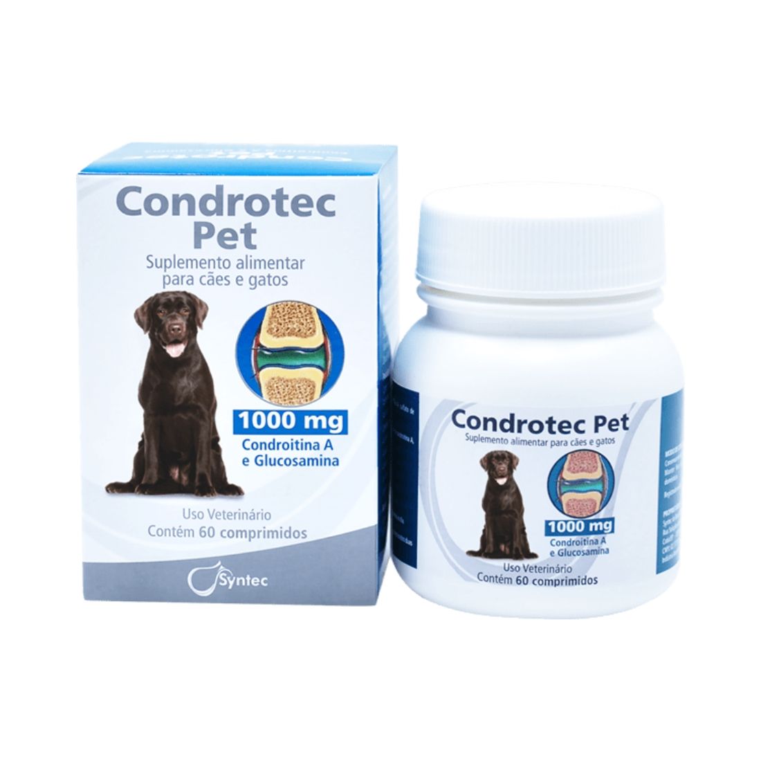 Condrotec Pet 1000 mg 60 Comprimidos
