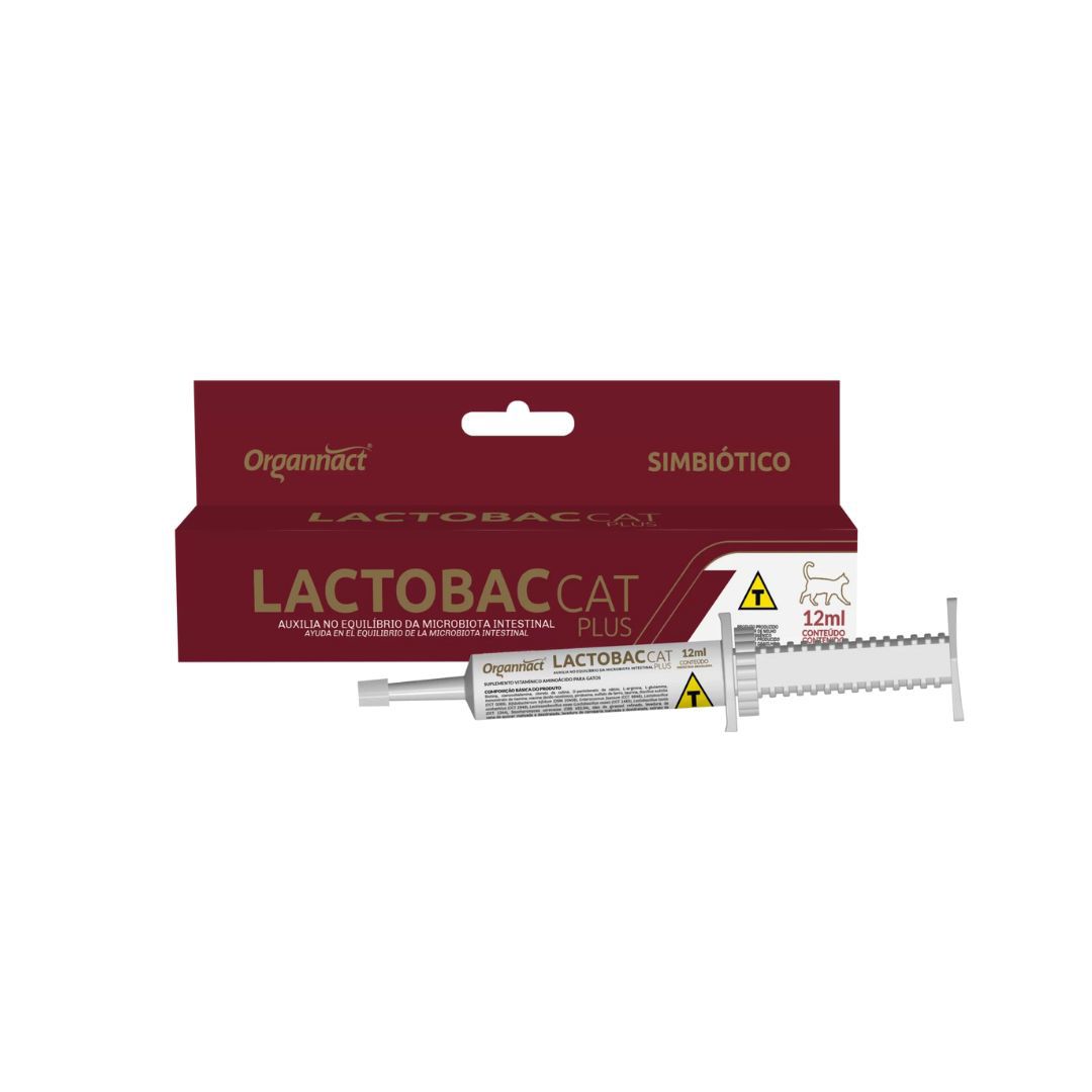 Lactobac Cat Plus 12ml Pasta Probiotico 
