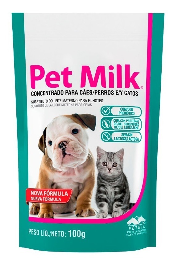 Pet Milk Sache 100g Substituto Leite Filhotes