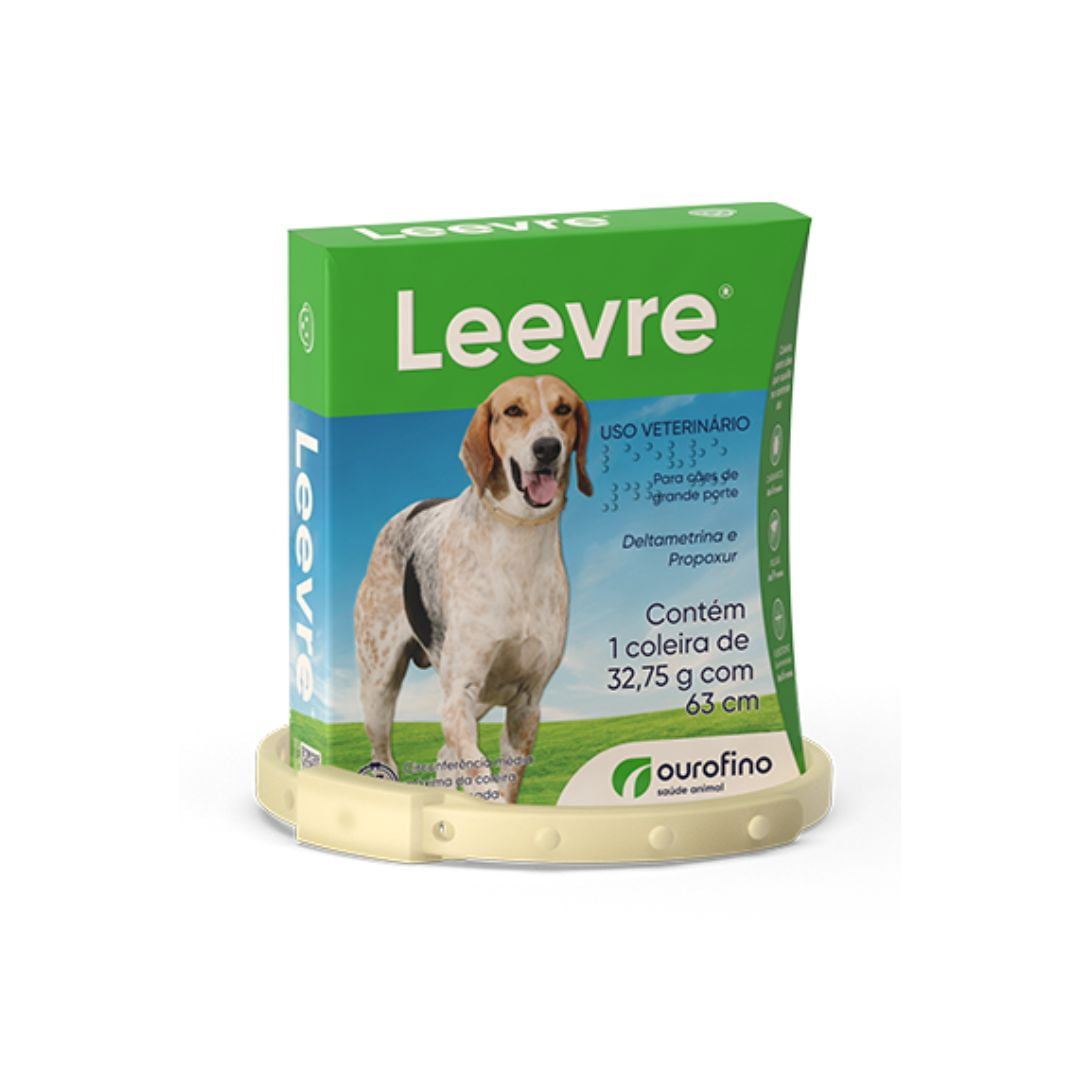 Leevre Coleira Cães G 63cm