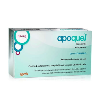 Apoquel 3,6mg 20 Comprimidos