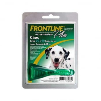 Frontline Plus Cães 20 a 40 kg Pipeta