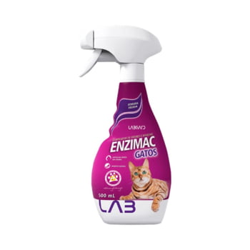 Enzimac Gato Spray 500ml Eliminador de Odores e Manchas
