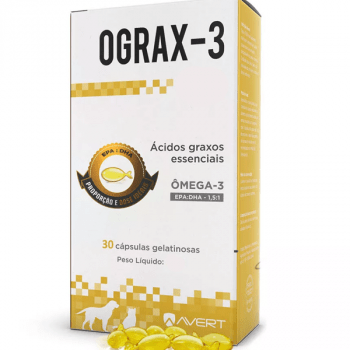Ograx 3 500mg Ômega 3 30 Cápsulas