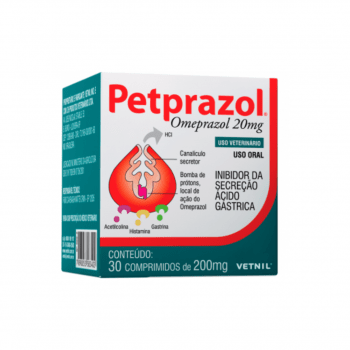 PetPrazol 20mg 30 comprimidos