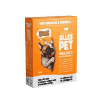 Biscoito Hipoalergenico Maracuja e Camomila 180g Alles Pet