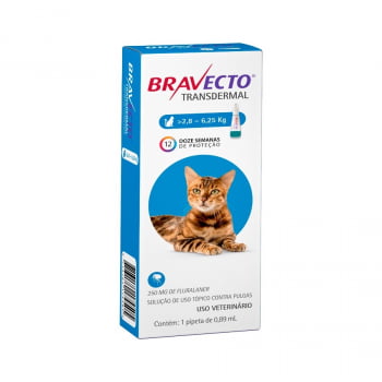 Bravecto Transdermal Antipulgas Gatos 2,8 A 6,25kg