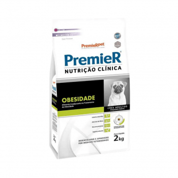 Premier Nutrição Clinica Obesidade Cães Pequeno Porte 2Kg
