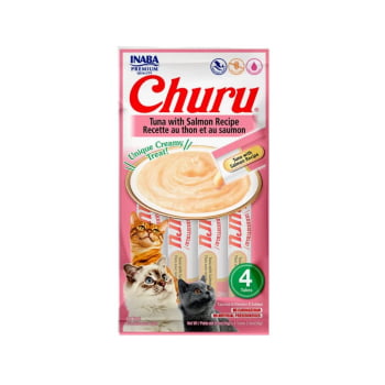Churu Petisco para Gatos Atum e Salmão 56g