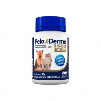 Pelo e Derme 1500 30 Capsulas