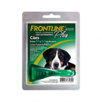 Frontline Plus Cães 40 a 60 kg Pipeta