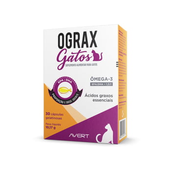 Ograx Gatos 30 Cápsulas