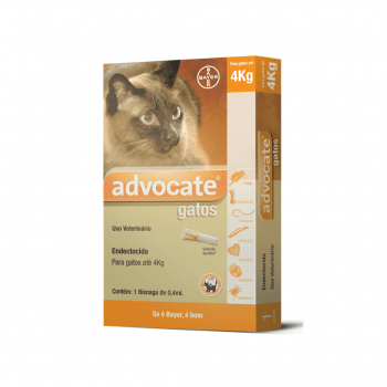 Advocate Gatos Até 4kg 1 Pipeta