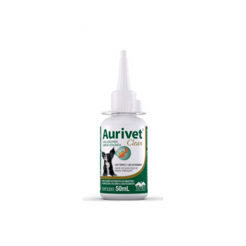 Aurivet Clean 50ml Solução Limpeza