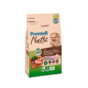 Premier Nattu Filhotes 1Kg Frango e Mandioca