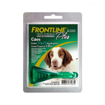 Frontline Plus Cães 10 a 20 kg Pipeta