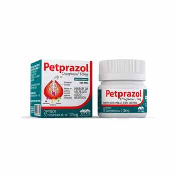 PetPrazol 10mg 30 comprimidos