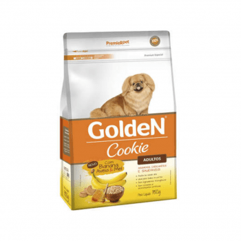 Golden Cookie Adulto Banana Aveia e Mel 350g