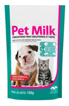 Pet Milk Sache 100g Substituto Leite Filhotes