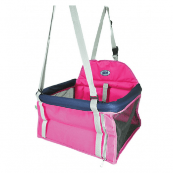 Assento Cadeira Carro Transpet Cães e Gato 10kg Rosa e Azul