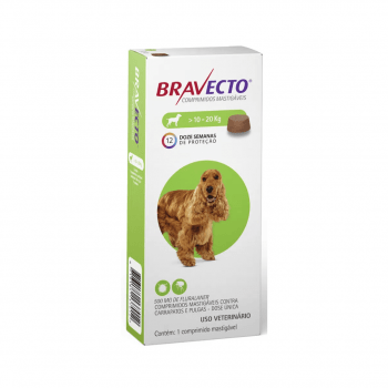 Bravecto Antipulgas Cães 10 a 20kg + BRINDE
