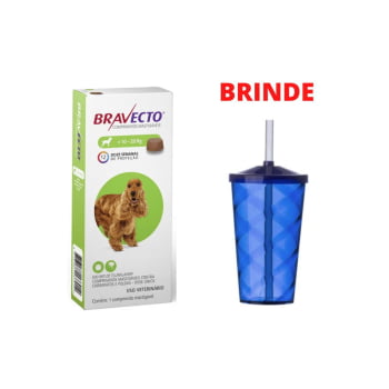 Bravecto Antipulgas Cães 10 a 20kg + BRINDE