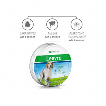 Leevre Coleira Cães G 63cm