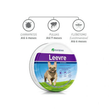 Leevre Coleira Cães P 48cm 