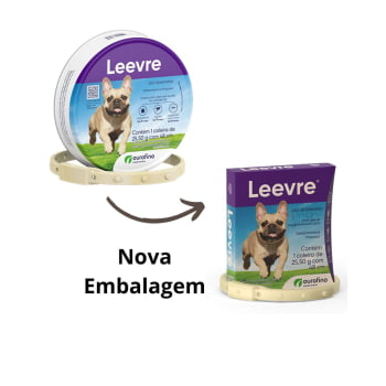 Leevre Coleira Cães P 48cm 