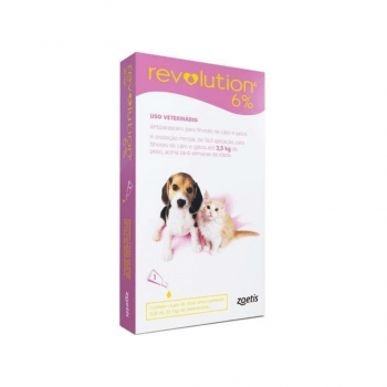 Revolution Antipulgas Cães e Gatos Até 2,5kg (15mg) 1 Pipeta