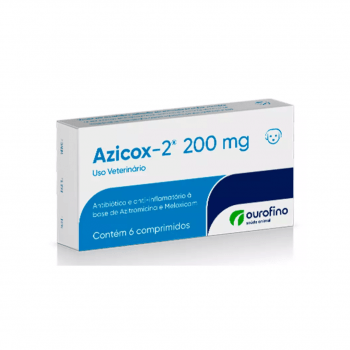 Azicox-2 200mg caixa 6 comprimidos