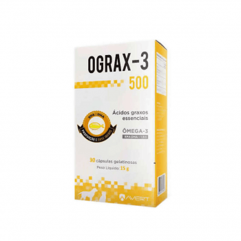 Ograx 3 500mg Ômega 3 30 Cápsulas